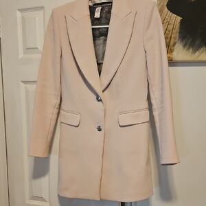 Zara Dusty Pink Blazer with Silver Buttons